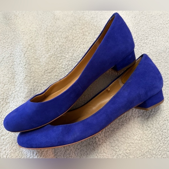 J. Crew Cobalt Blue Suede Ballet Flats - Picture 4 of 5